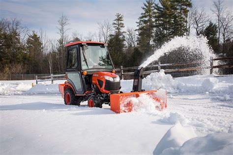 kubota skid steer with snow blower|snowblower attachment for kubota.